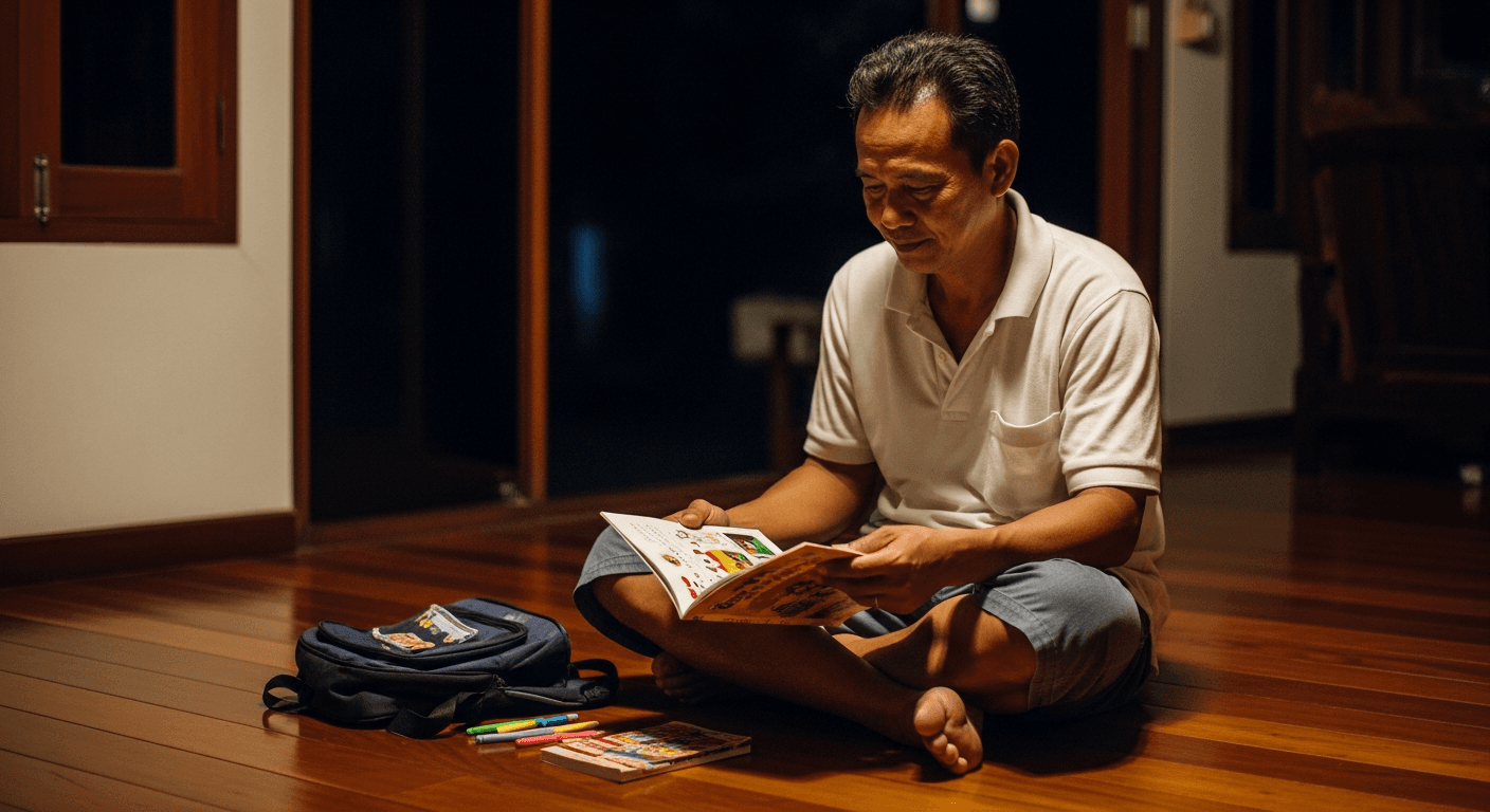 คืนที่พ่อต้องบอกลูกชายแปดขวบ